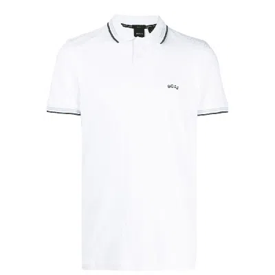 Hugo Boss Polo Shirts In White