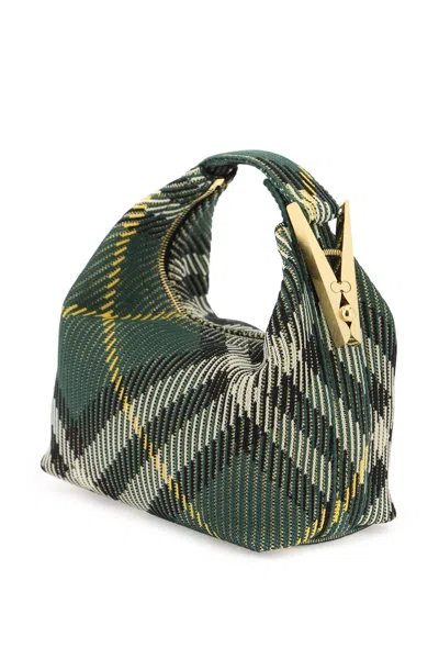 Shop Burberry Mini Handbag For Women In Green