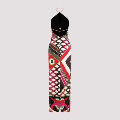 Shop Emilio Pucci Multicoloured Women's Dress For Ss24 Collection In Multicolor