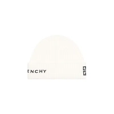 Shop Givenchy 4g Beanie In White