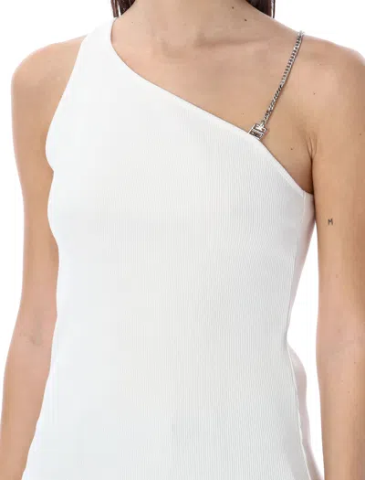 Shop Givenchy White One Shoulder 4g Top For Women