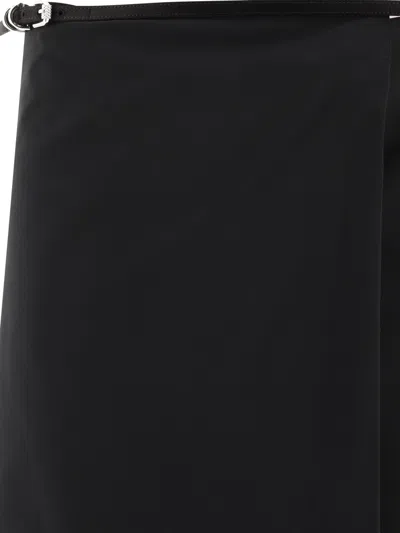 Shop Givenchy Black Wrap Skirt For Women
