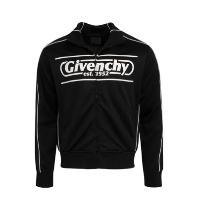 Shop Givenchy Men's Black Silky Piping Tracksuit For Fw23