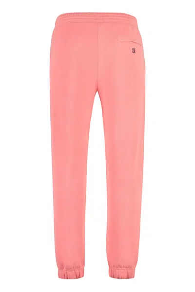 Shop Givenchy Men's Logo Print Sweatpants In Coral For Ss23