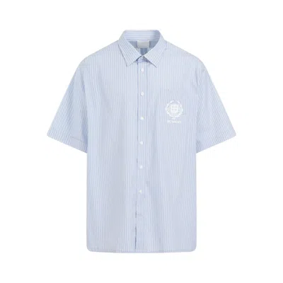 Shop Givenchy Navy Blue Short Sleeve Pocket Shirt For Men