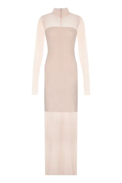 Shop Givenchy Pink Lace Dress For Women Ss24