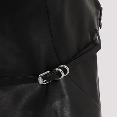 Shop Givenchy Stylish Black Leather Mini Dress For Women