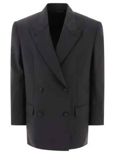 Shop Givenchy Stylish Black Oversized Double Breasted Jacket For Women