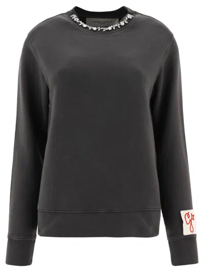 Shop Golden Goose Athena Sweatshirt For Women In Grey
