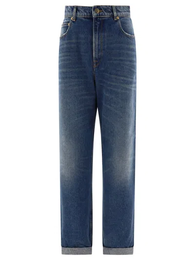 Shop Golden Goose Blue High-rise Regular Fit Jeans For Women