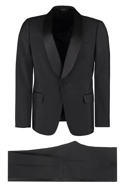Shop Gucci Men's Mohair And Wool Two Piece Suit In Black