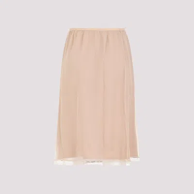 Shop Gucci Nude And Neutrals Skirt For Women From Ss24 Collection In Beige