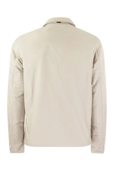 Shop Herno Light Beige Shirt-cut Men's Jacket For Spring/summer 2024