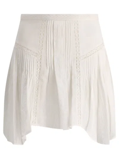 Shop Isabel Marant Asymmetric Skirt For Women In White