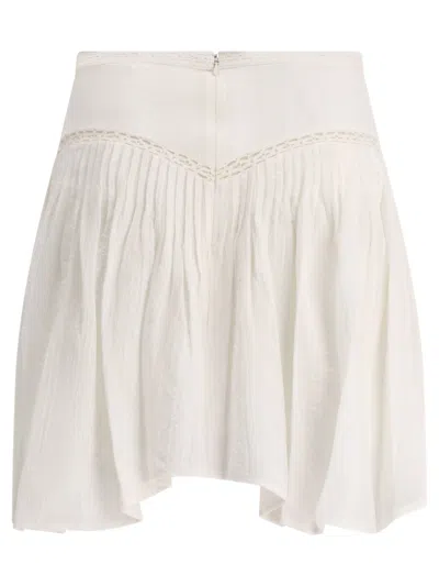 Shop Isabel Marant Asymmetric Skirt For Women In White
