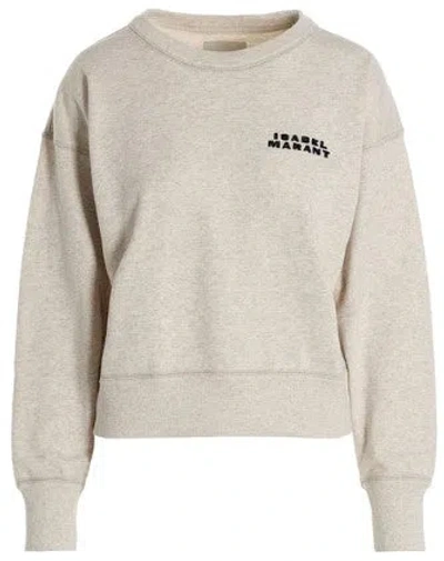 Shop Isabel Marant Beige Sweatshirt With Print Detail For Women