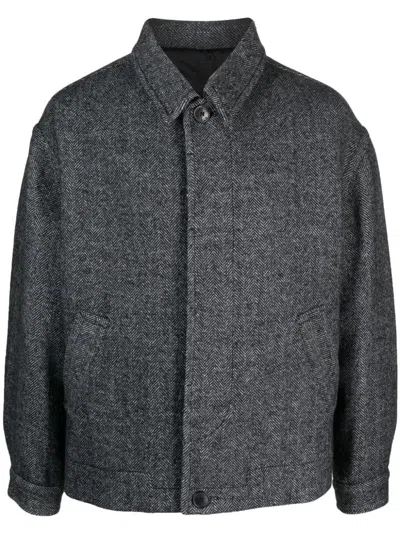 Shop Isabel Marant Mens Grey Wool Blend Coat
