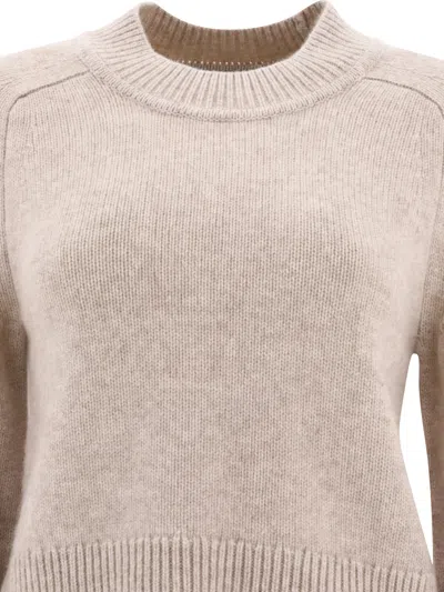 Shop Isabel Marant Relaxed Fit Beige Sweater For Women