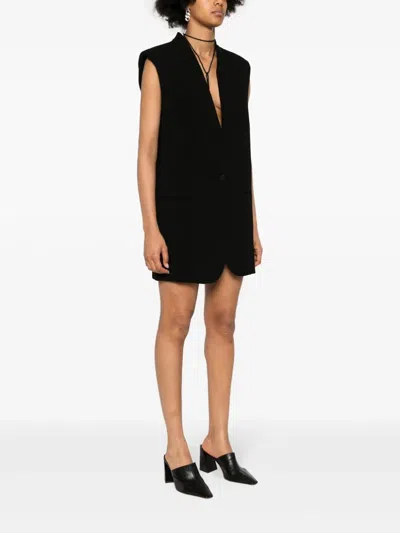Shop Isabel Marant Sleek Single Breasted Vest For Women In Black