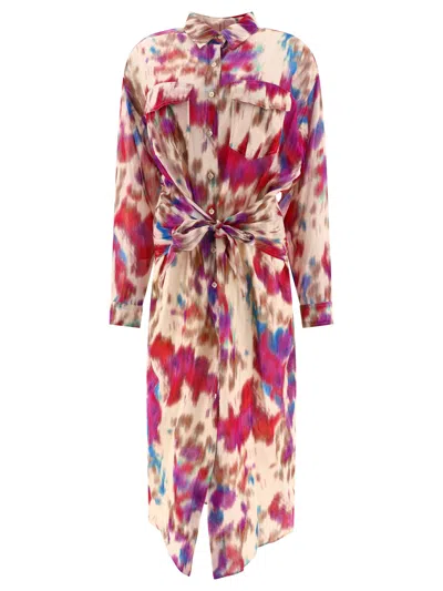 Shop Isabel Marant Tan Cotton Button-up Dress For Women In Beige