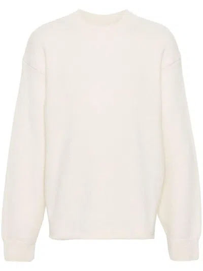 Shop Jacquemus Luxury Wool Blend Pullover In Tan