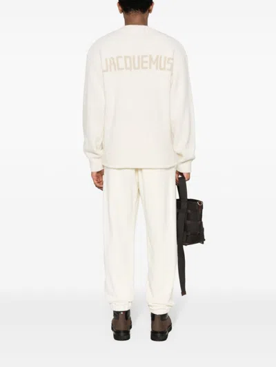 Shop Jacquemus Luxury Wool Blend Pullover In Tan