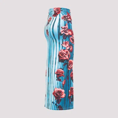 Shop Jean Paul Gaultier Multicoloured Body Morphing Long Skirt For Women In Tan