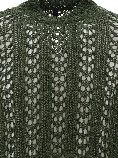 Shop Jean-luc A.lavelle "redos Knit" Sweater In Green