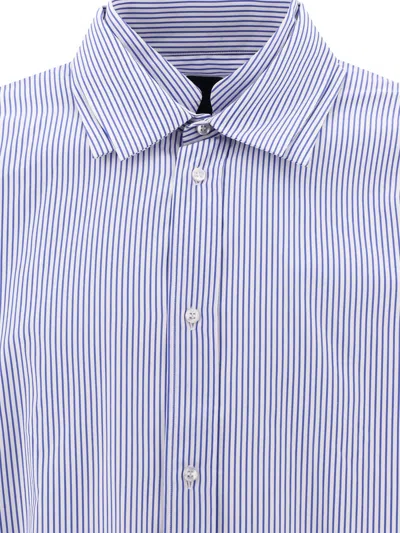 Shop Jean-luc A.lavelle "triple Collar" Shirt In Navy