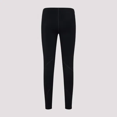 Shop Jil Sander Eco-friendly Black Technical Fabric Leggings For Women