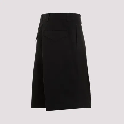 Shop Jil Sander Men's Black Cotton Shorts For Ss24