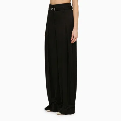Jil Sander Tailored Trousers Pants Black In Beige