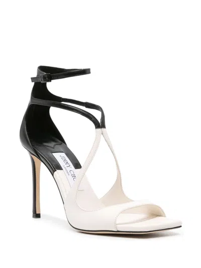 Shop Jimmy Choo Patchwork Leather Sandals For Women In Black