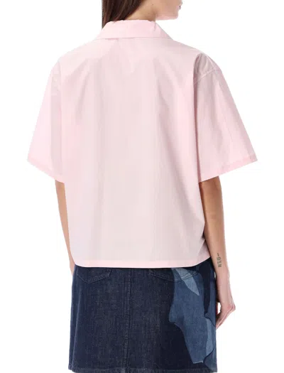 Shop Kenzo Boke Flower Hawaiian Shirt In Faded_pink