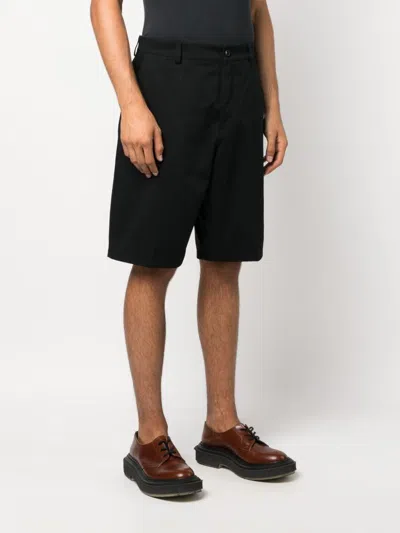 Shop Kenzo Designer Embroidered Shorts In Black