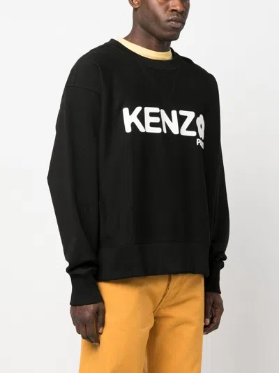 Shop Kenzo Flower Power: Men's Black 2.0 Sweatshirt For Ss23