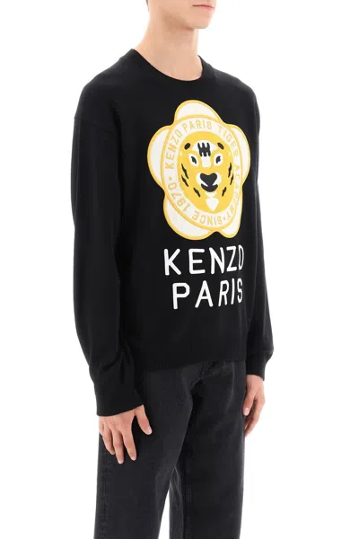 Shop Kenzo Tiger Academy Jumper In Black For Men
