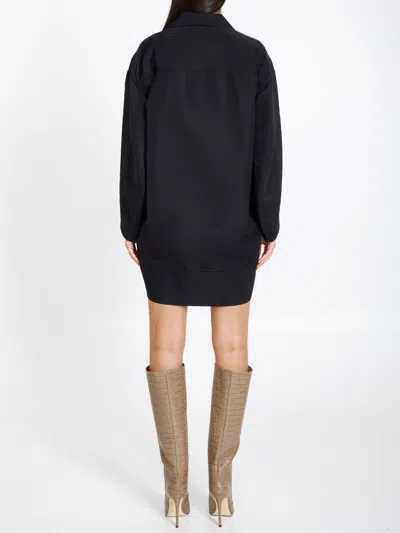 Shop Khaite Elegant Black Asymmetric Kal Dress For Women