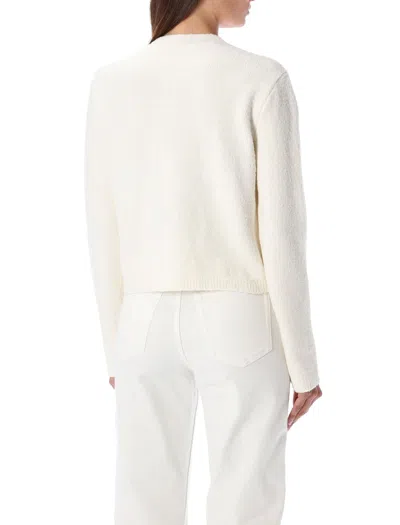 Shop Lanvin Embroidered Knit Cardigan For Women In White