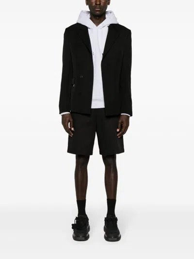 Shop Lanvin Men's Black Chino Shorts For Ss24