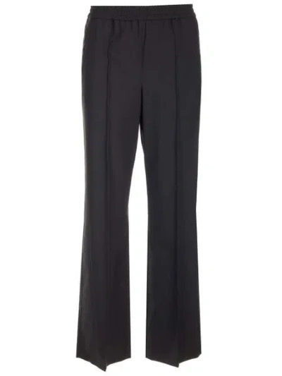 Shop Loewe Black Wool Tracksuit Trousers For Women