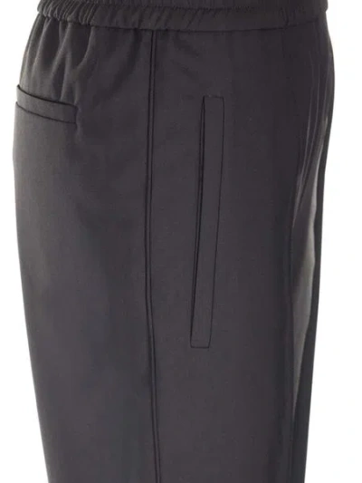 Shop Loewe Black Wool Tracksuit Trousers For Women