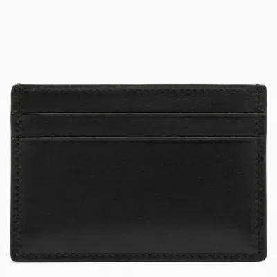 Shop Loewe Minimalist Black Leather Card Holder For Women