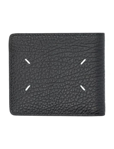 Shop Maison Margiela Four Stitches Cardholder In Black For Men