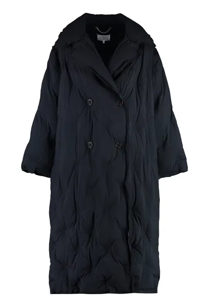 Shop Maison Margiela Futuristic Black Oversized Padded Jacket For Women