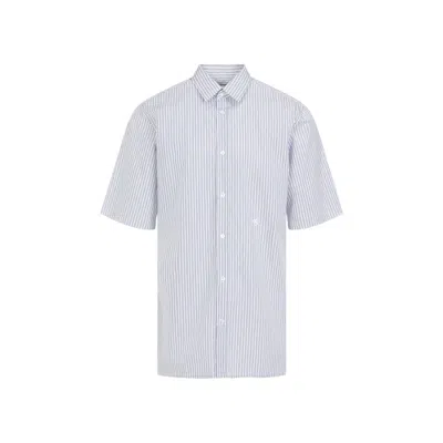 Shop Maison Margiela Men's White Cotton Ss24 Shirt
