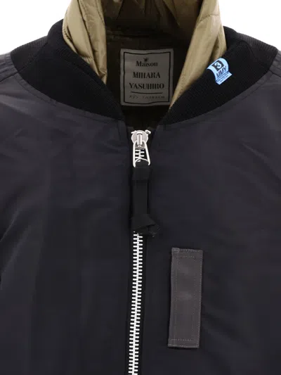 Shop Miharayasuhiro Black Oversize Bomber Jacket For Men
