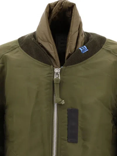 Shop Miharayasuhiro Green Oversize Bomber Jacket For Men