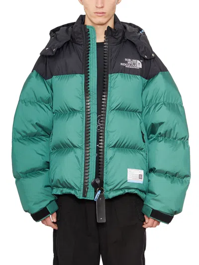 Shop Miharayasuhiro Green Oversize Puffer Jacket For Men