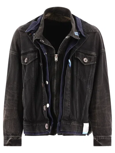Shop Miharayasuhiro Triple Layered Jacket For Men In Black, Ss24